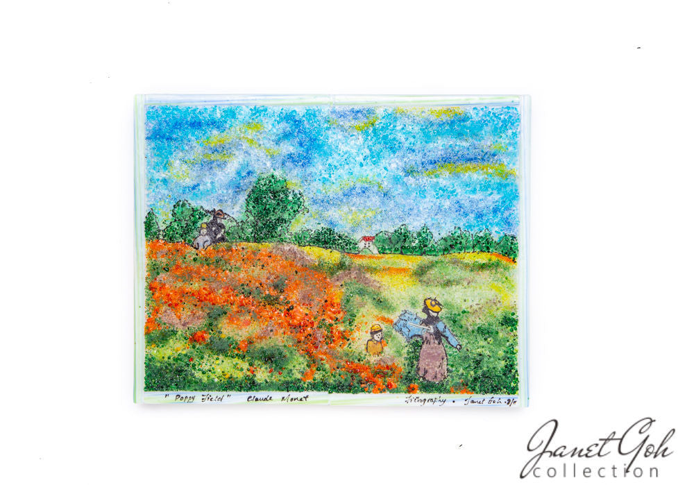 18 inch x 14 inch - Fritography - Poppies
