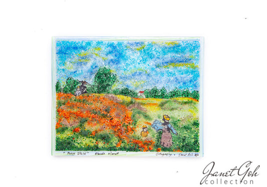 18 inch x 14 inch - Fritography - Poppies