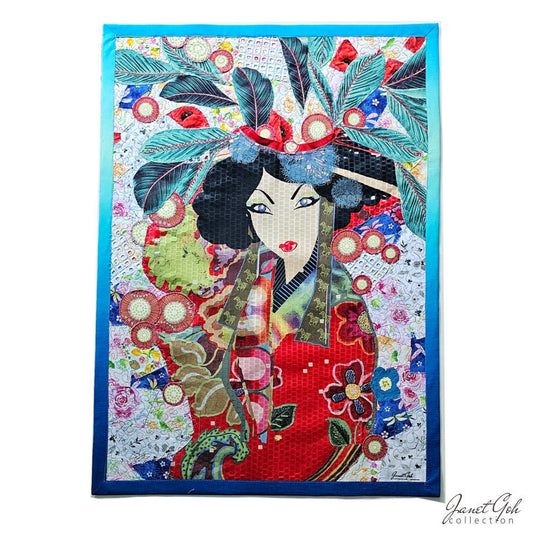 Ethereal Elegance - Fabric Wall Art - 20" x 28"