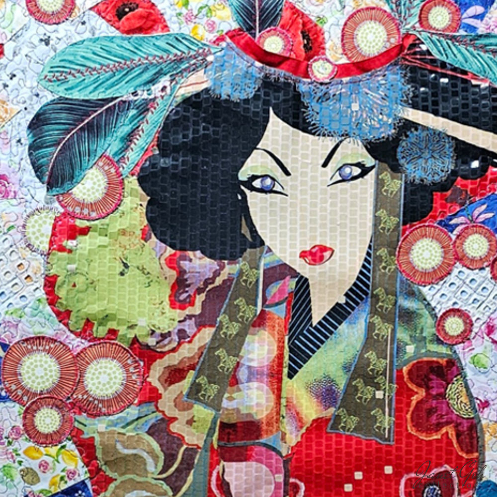 Ethereal Elegance - Fabric Wall Art - 20" x 28"