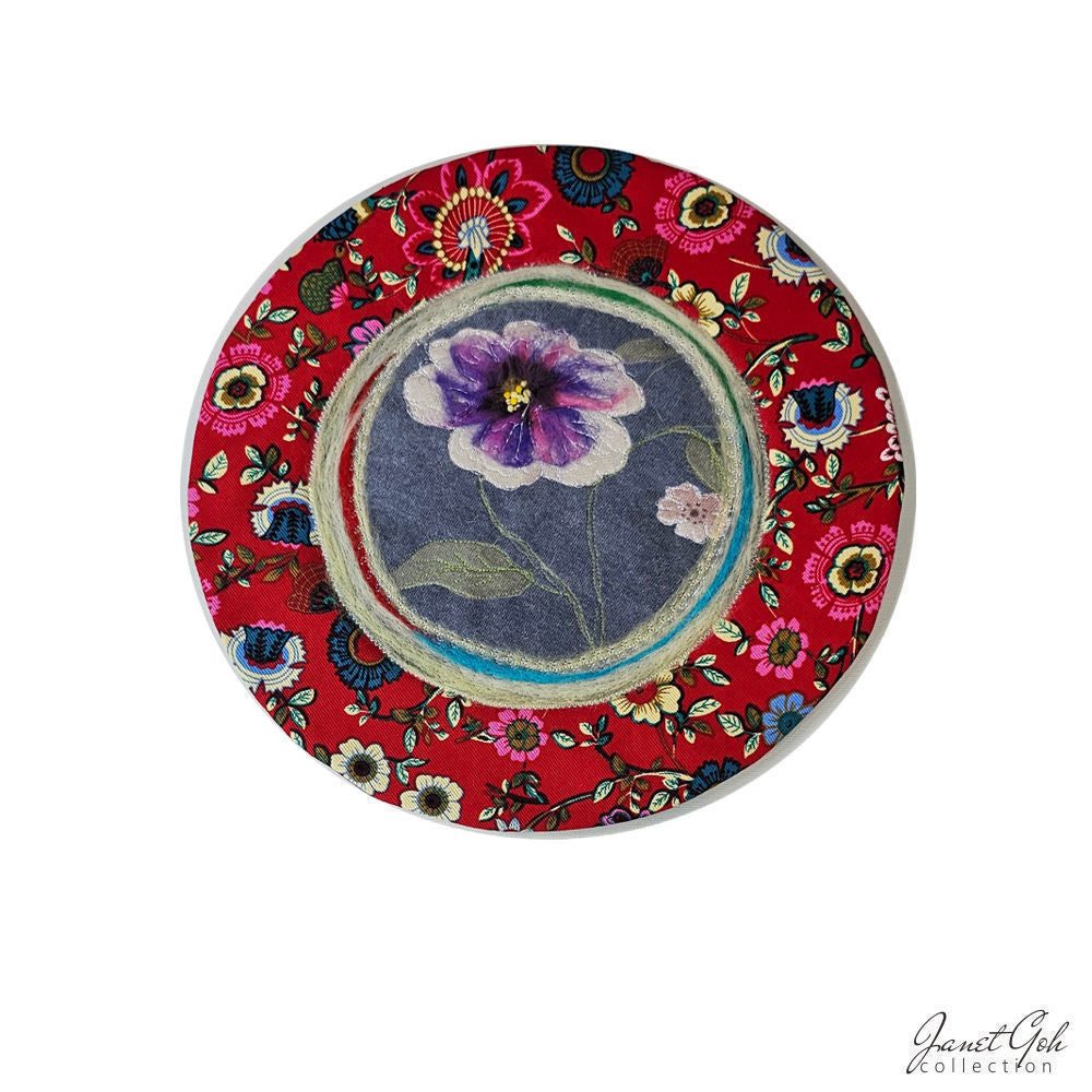 Blooming Harmony - 12 3/4" Round Table Mat - 5 designs available