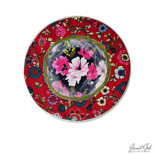 Blooming Harmony - 12 3/4" Round Table Mat - 5 designs available