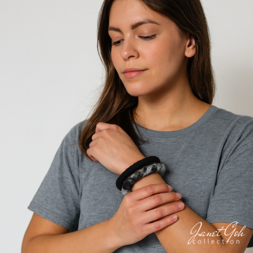 Eclipse Harmony Felt Bangle - 1 pair (5.8cm & 6.2cm inner dia)