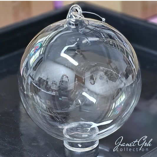 6" dia Mouth Blown Glass Ball blank