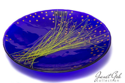 Picture of SOLD - 17-inch diameter Fused Glass Platter - Harvest