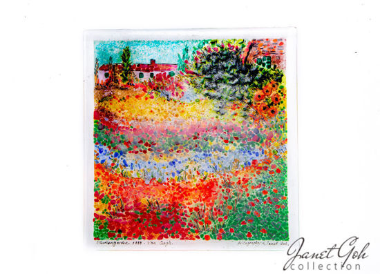 Picture of SOLD - 18" square Fritography - Garden at Arles