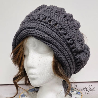 Picture of Handcrafted Grey Beanie -18.5"