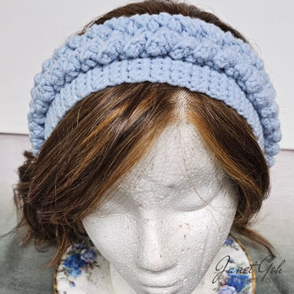 Picture of Handcrafted Blue Head Band - 19"