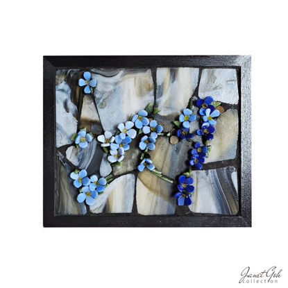 Picture of Whispers of Serenity - Glass Mosaic Panel - 25cm x 30cm