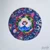 Picture of Blooming Harmony - 12 3/4" Round Table Mat - 8 designs available - Blue