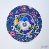 Picture of Blooming Harmony - 12 3/4" Round Table Mat - 8 designs available - Blue